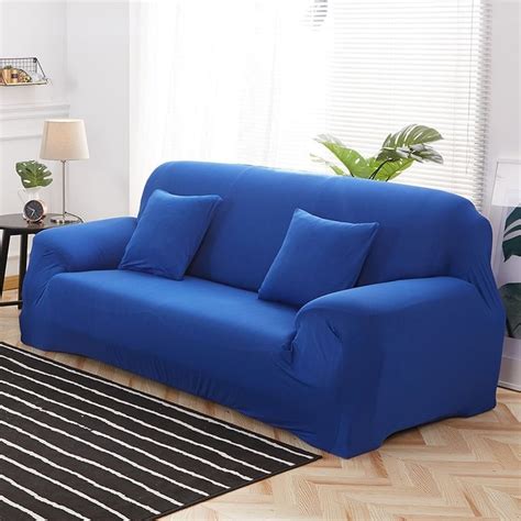 royal blue sofa cover|More.